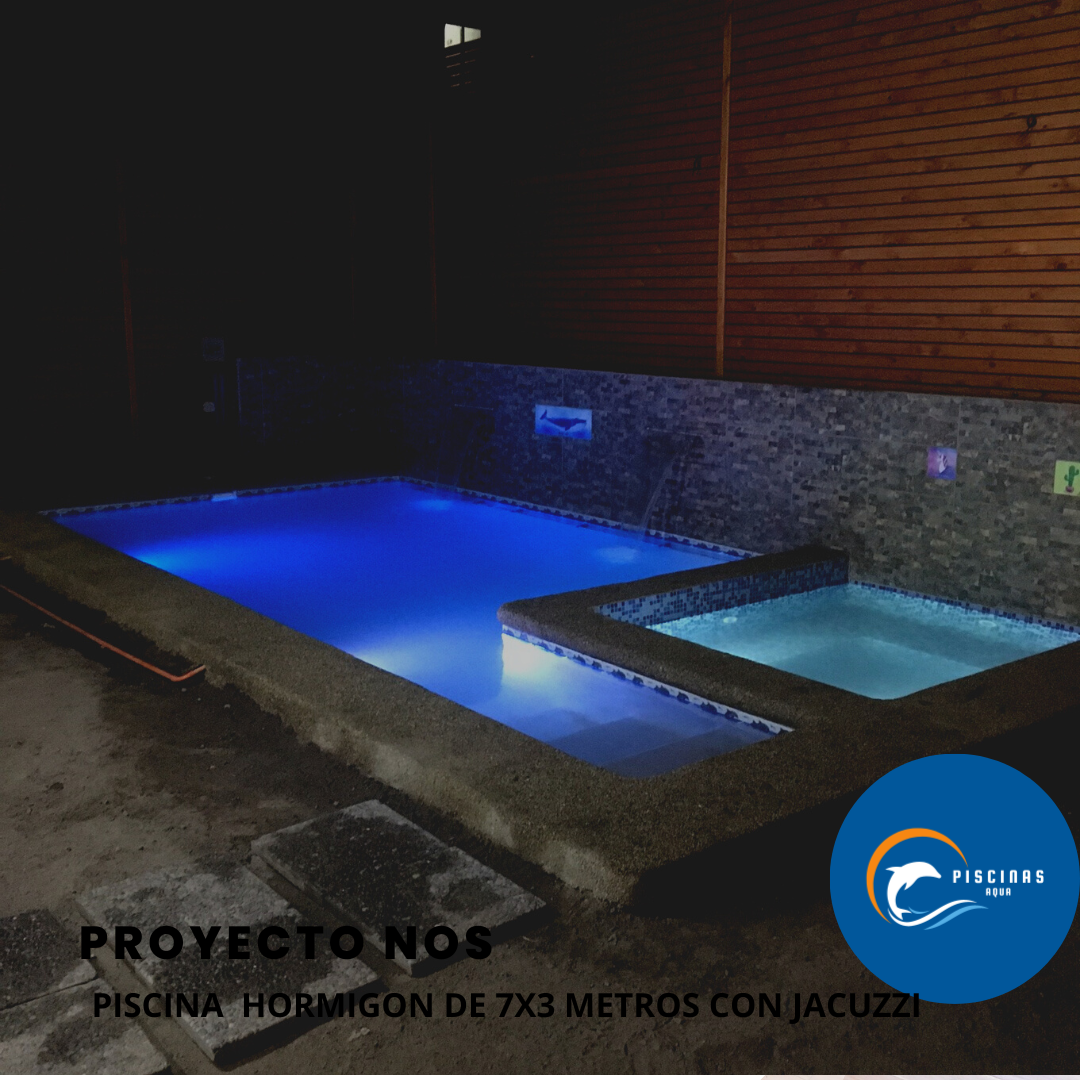 Piscina de 7x3 metros, sector Nos, San Bernardo