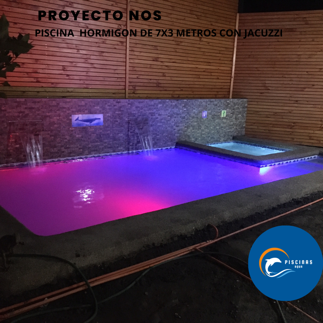 Piscina de 7x3 metros, sector Nos, San Bernardo