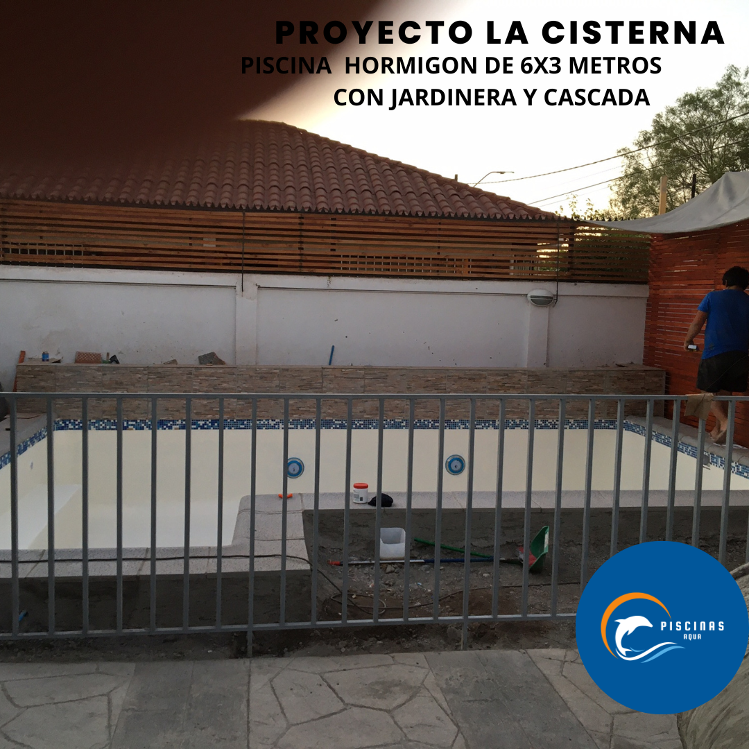 Piscina de hormigón 6x3 metros,  La Cisterna