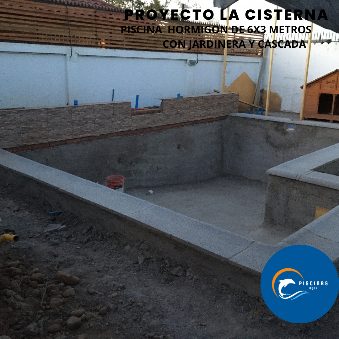 Piscina de hormigón 6x3 metros,  La Cisterna