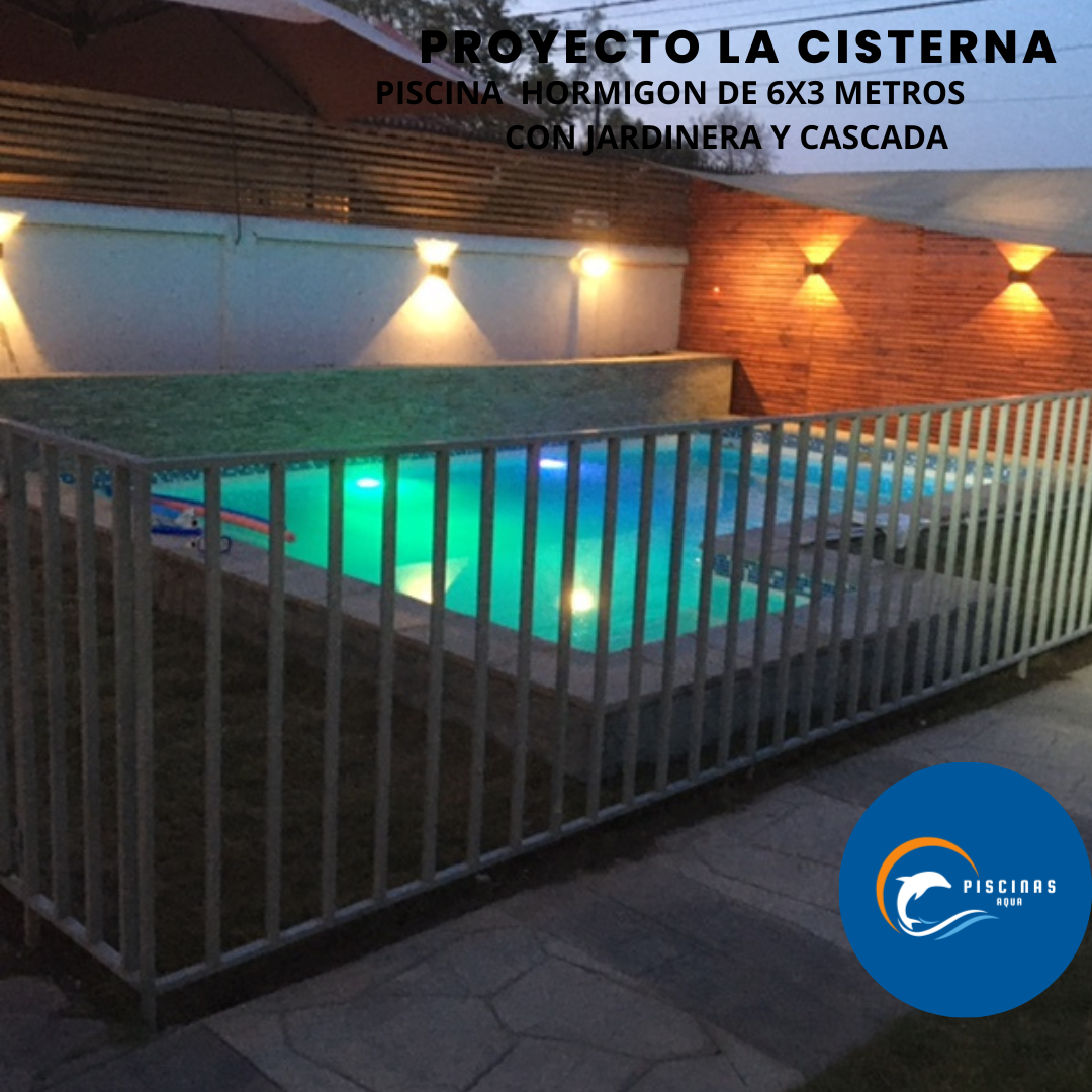 Piscina de hormigón 6x3 metros,  La Cisterna