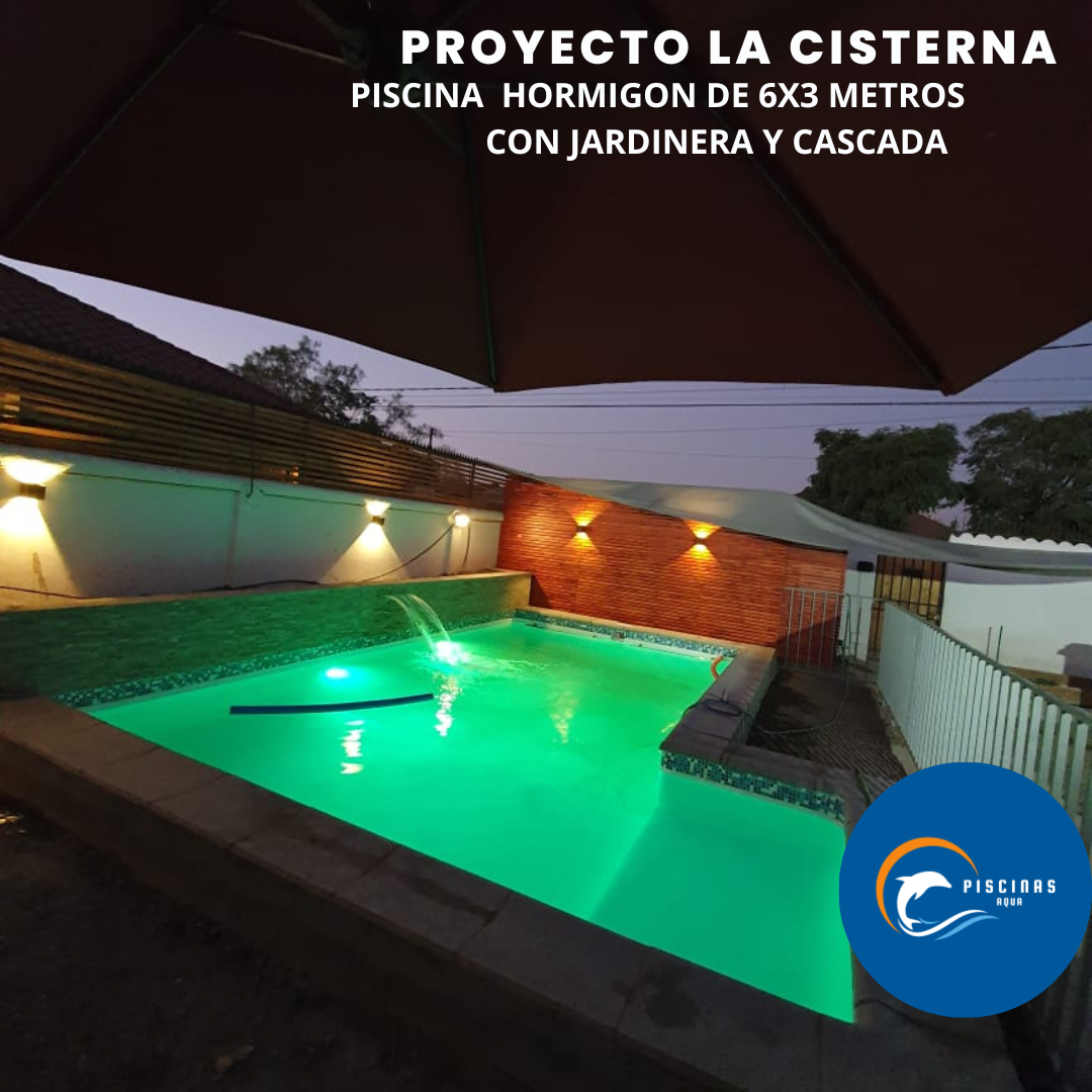 Piscina de hormigón 6x3 metros,  La Cisterna