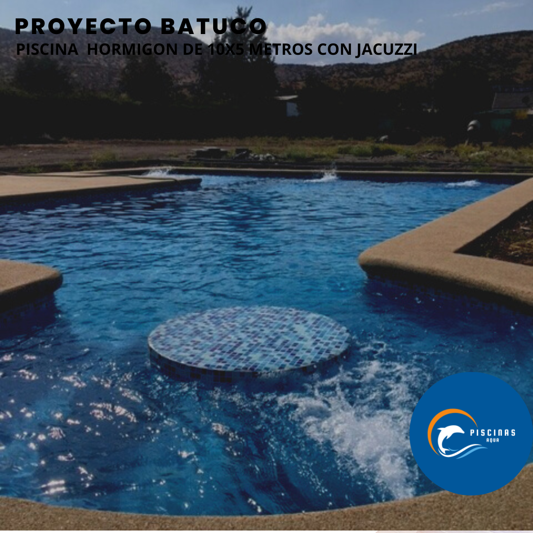 Piscina de 10x5 metros Batuco, Lampa