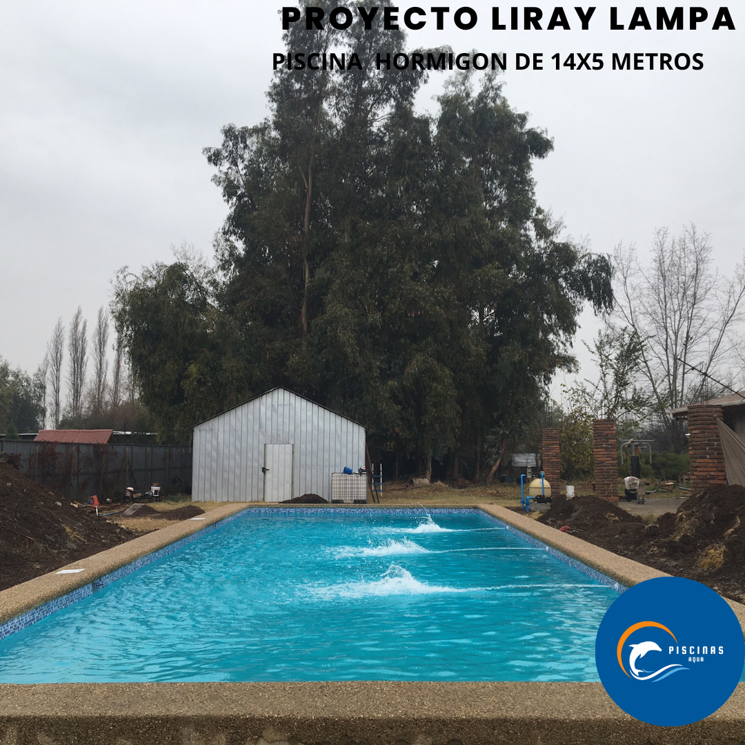 Piscina de hormigón de 14x5 metros, Liray Lampa