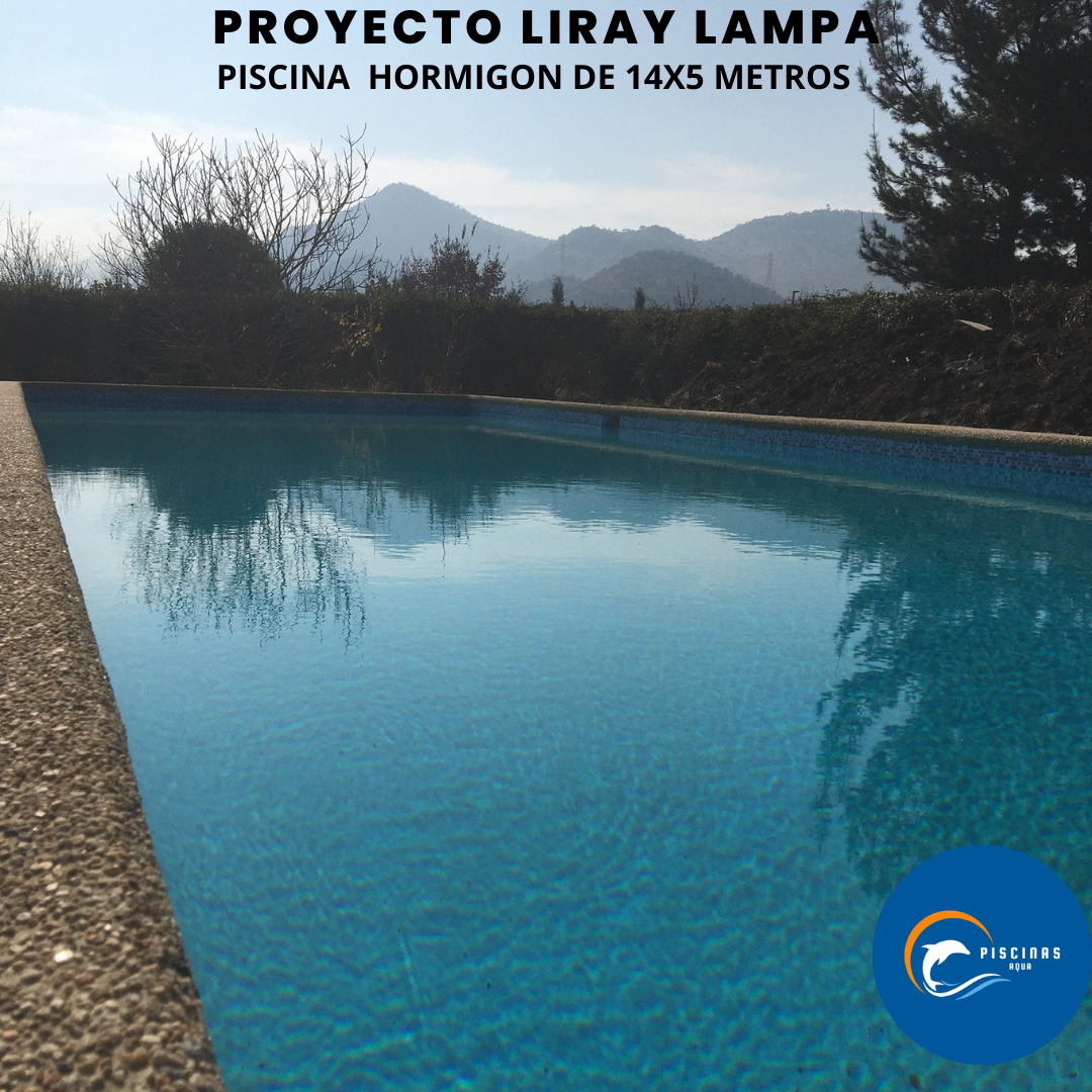 Piscina de hormigón de 14x5 metros, Liray Lampa