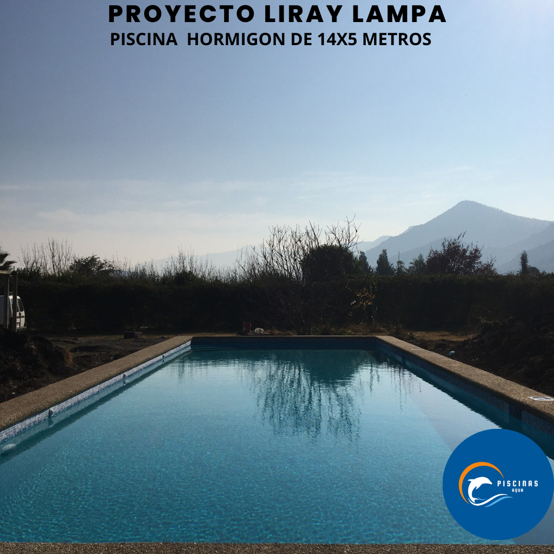 Piscina de hormigón de 14x5 metros, Liray Lampa