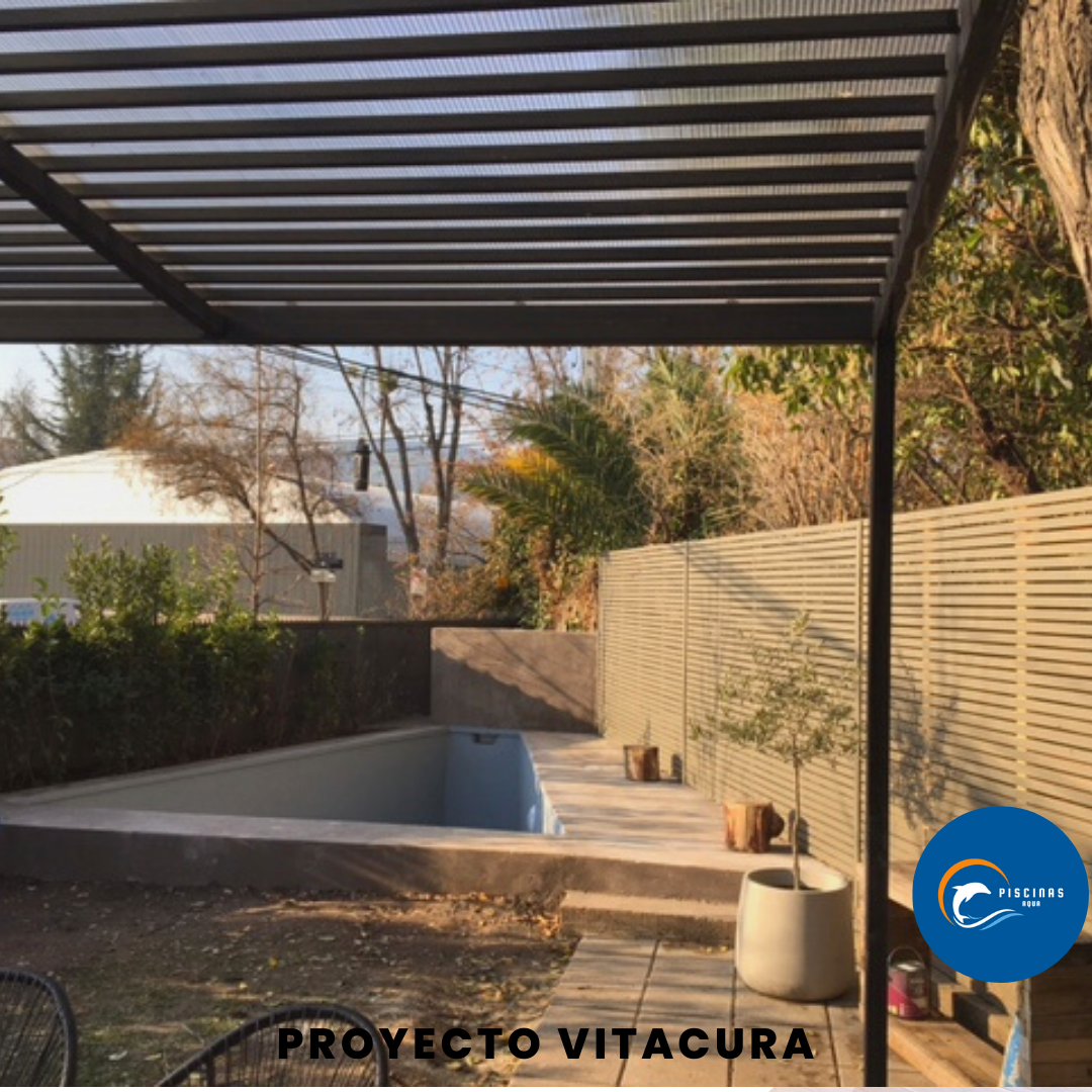 Piscina de hormigón de 5x3 metros, Vitacura