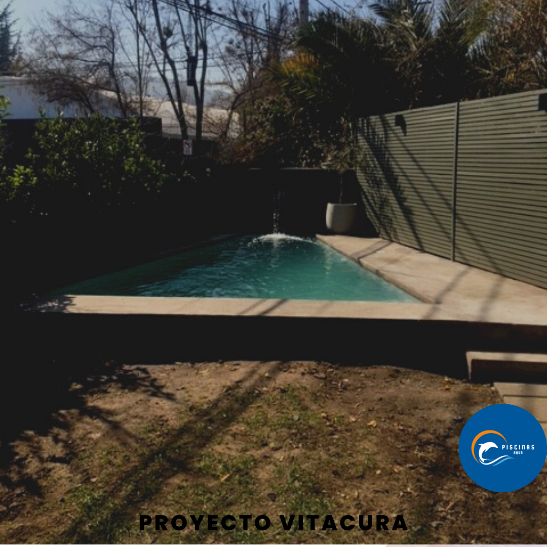 Piscina de hormigón de 5x3 metros, Vitacura