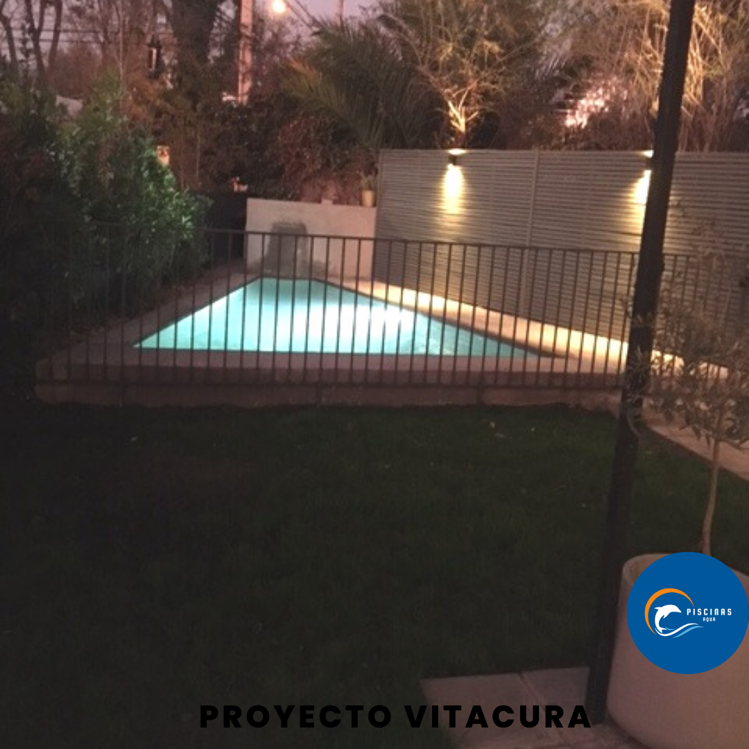 Piscina de hormigón de 5x3 metros, Vitacura